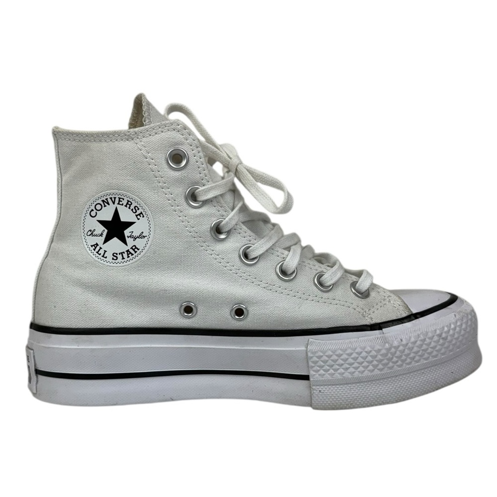 Converse Kids Chuck Taylor All Star Lift Platform Canvas High-Top Sneakers - Picture 1 of 15